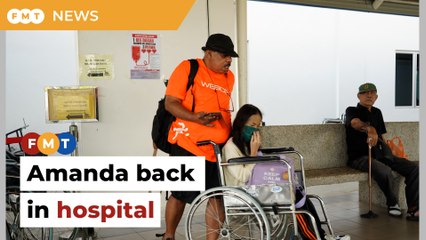 Amanda finally back in hospital after HIV treatment denied