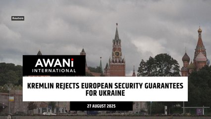 Kremlin rejects European security guarantees for Ukraine