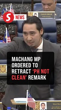 Machang MP ordered to retract statement made in Dewan Rakyat