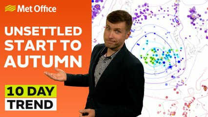 10 Day Trend 27/08/2025 – Wet & windy into autumn