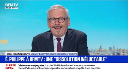 8 septembre: "Je ne vois pas comment une dissolution apporterait plus de stabilité ", juge Jean-René Cazeneuve, député Ensemble pour la République