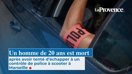 Mort d'un homme de 20 ans qui voulait échapper à scooter  à un contrôle de police à  Marseille