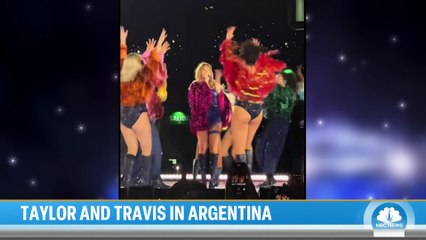 Travis y Kelce en Buenos Aires