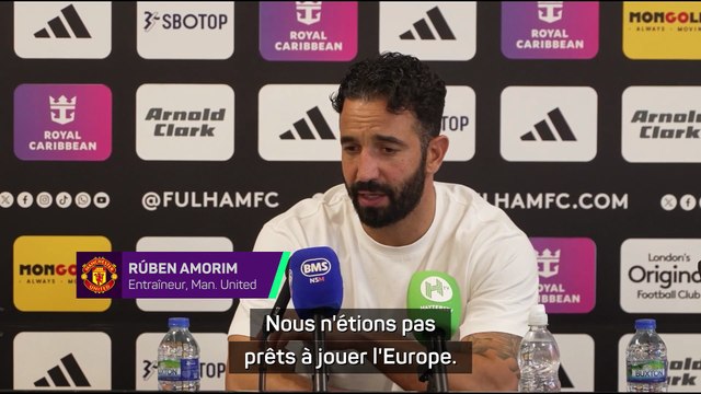 Amorim : “Nous n’étions pas prêts à jouer l’Europe”