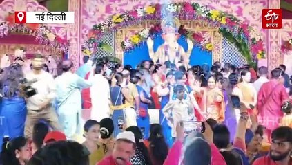 दिल्ली में गणेशोत्सव की धूम: 'ऑपरेशन सिंदूर' और 'एक पेड़ मां के नाम' की दिखी झलक
