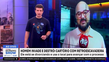 Empresário ATACA cartório com retroescavadeira durante DIVÓRCIO; ENTENDA