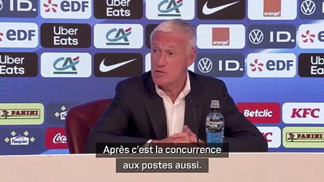 Deschamps justifie l’absence d’Ekitiké et la sélection d’Akliouche