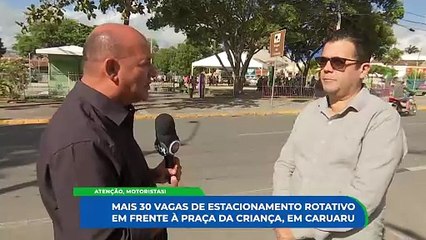 AMC libera 30 novas vagas de estacionamento rotativo na Praça da Criança: Entrevista com Coronel Edson Nobrega