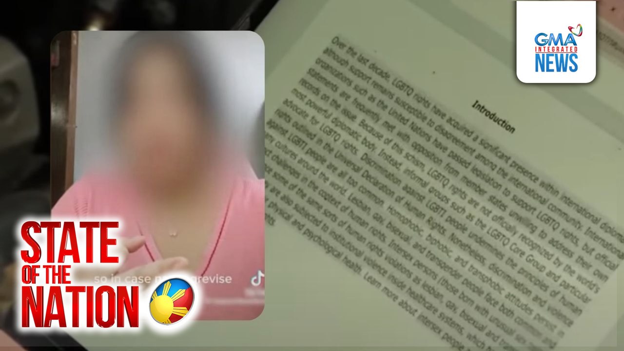 Thesis na gawa ng AI, inaalok online kapalit ng P5,000 | SONA
