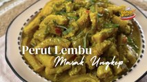 Perut Lembu Masak Ungkep, Lauk Rare Raya Korban