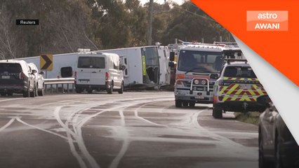 Bas sekolah terbalik di Australia, seorang pelajar terbunuh