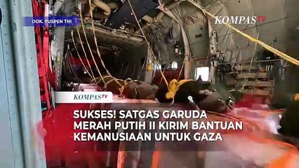 Sukses! Satgas Garuda Merah Putih II Kirim Bantuan Kemanusiaan untuk Gaza