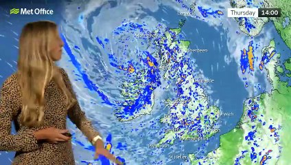 Met Office Wednesday Evening Weather Forecast 27/08/2025
