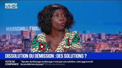 Vote de confiance: "Celui qui doit faire un choix politique c'est Emmanuel Macron", estime Danièle Obono, députée La France Insoumise