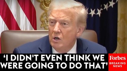 Trump Boasts That Trade Deficit Has Been Cut In Half Since Taking Office