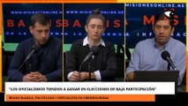 “Los oficialismos tienden a ganar en elecciones de baja participación”: advirtió Bruno Bladilo