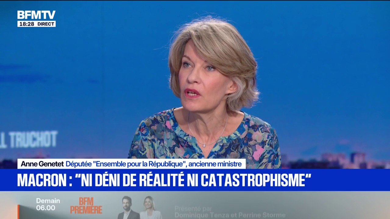 Crise politique: "Je ne suis pas dans le déni, je suis réaliste", affirme Anne Genetet, députée Ensemble pour la République