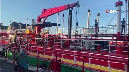 Haydarpaşa’da korkulu anlar! Yakıt ikmal gemisinde yangın çıktı