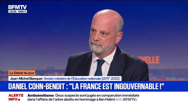 Crise politique: La grande question, c'est ce qu'il se passe après , estime Jean-Michel Blanquer, ancien ministre de l'Éducation