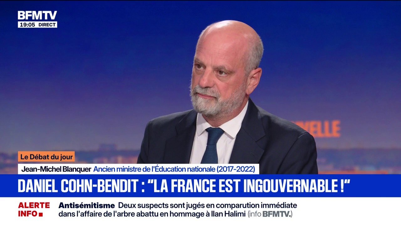 Crise politique: "La grande question, c'est ce qu'il se passe après", estime Jean-Michel Blanquer, ancien ministre de l'Éducation