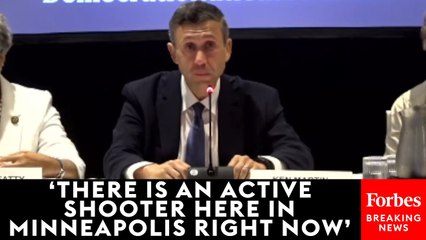 Watch The Moment DNC Chair Ken Martin Finds Out About Active Shooting In Minneapolis