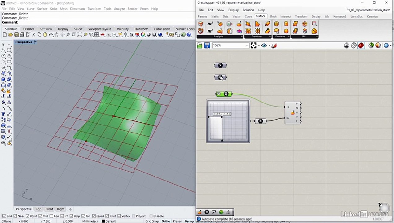04 Leveraging NURBS- Reparameterization - LinkedIn Learning