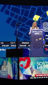 Giorgia Meloni: L'Italia si è ripresa il suo posto nel mondo al Meeting di Rimini