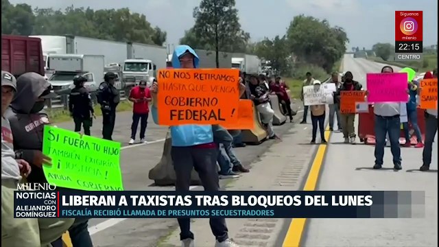 Liberan a taxistas secuestrados por delincuencia organizada en el Edomex
