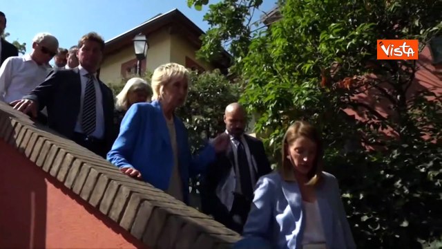 La Presidente del Parlamento europeo Roberta Metsola visita la comunità di San Patrignano