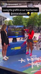 Emma on Sky Sports