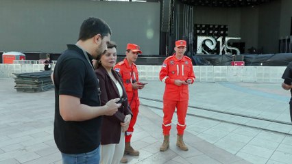 Planejamento estratégico e medidas de segurança para o show da cantora Priscila Sena no Marco Zero, Recife