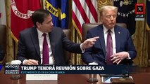 Donald Trump convocará reunión en la Casa Blanca sobre la Franja de Gaza