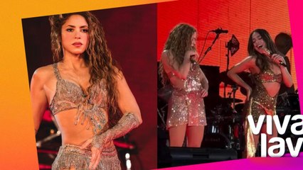 Shakira y Danna sorprenden durante concierto en CDMX