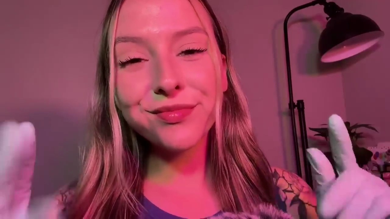 Checking your eyes before bed asmr