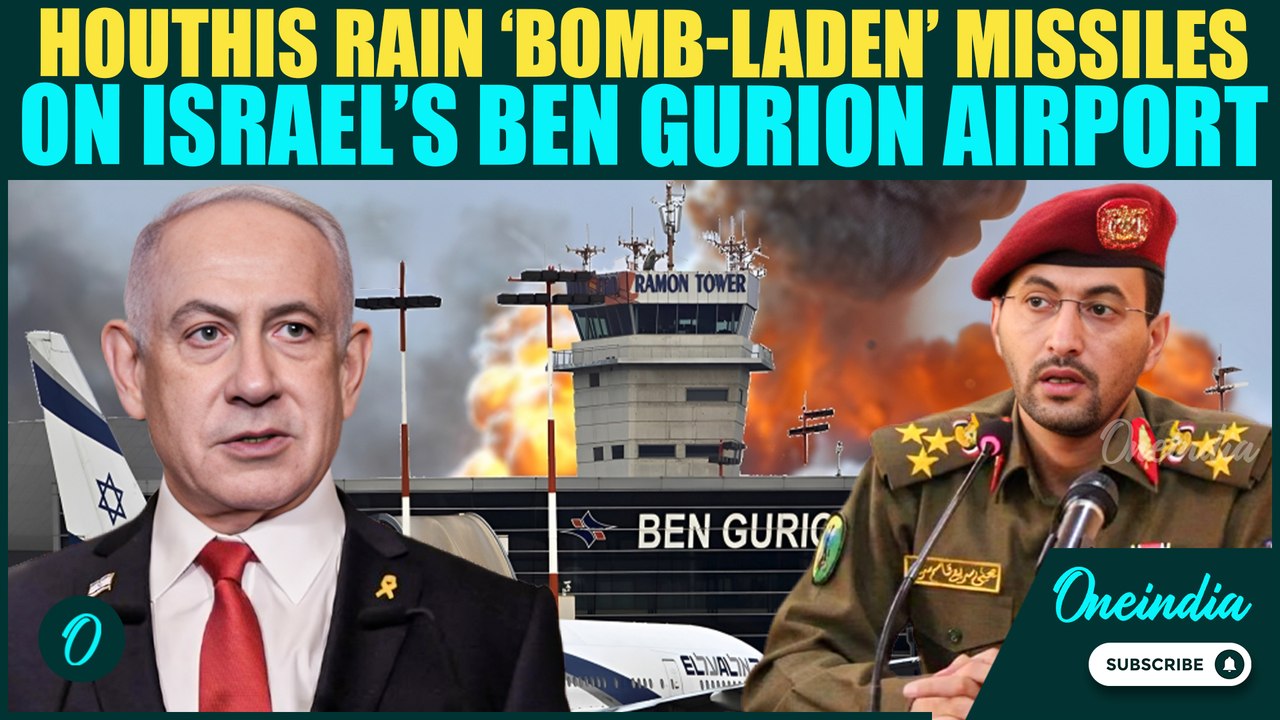 Houthis CHILLING Revenge After Sana’a Attack; Israel’s Ben Gurion Pounded by Hypersonic Missiles