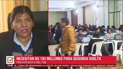 Segunda vuelta costará 193 millones e incluye voto en el exterior y Sirepre, según vocal