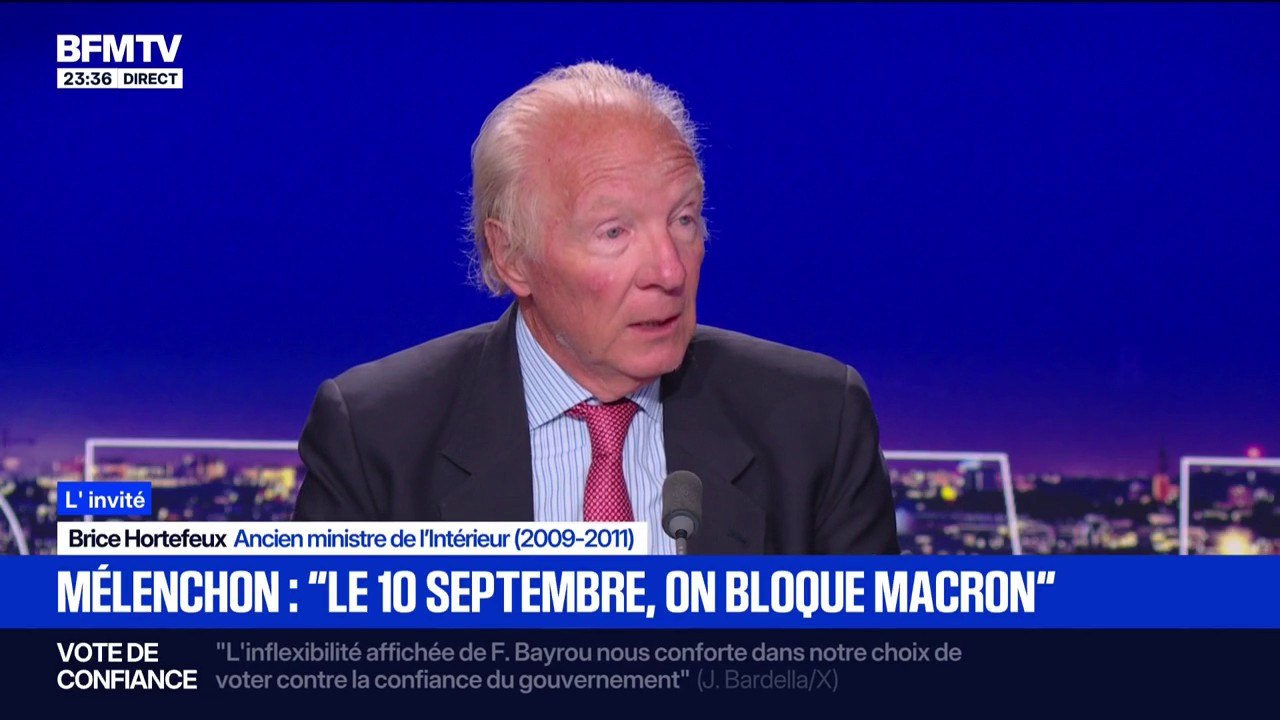 Crise politique: "Je pense qu'aujourd'hui, Bruno Retailleau sera un atout pour le pays", affirme Brice Hortefeux, ancien ministre de l'Intérieur