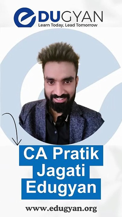 CA Pratik Jagati Edugyan Smarteach
