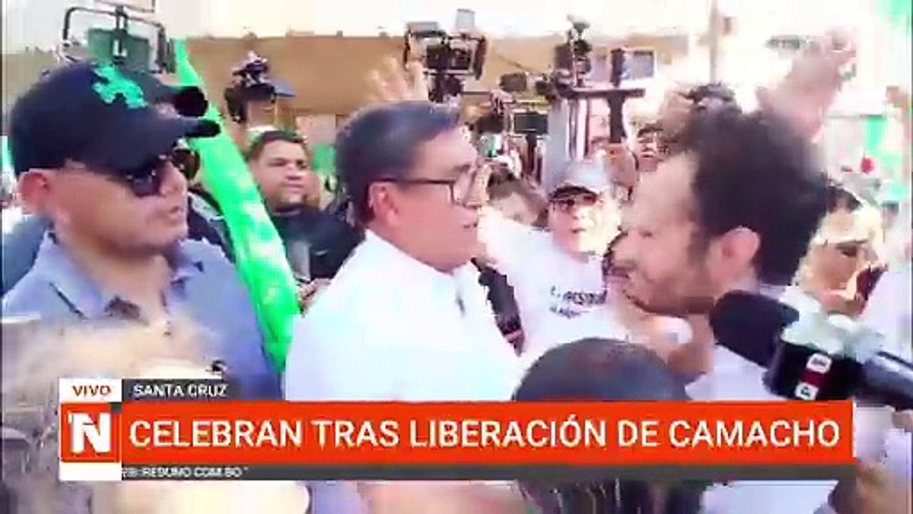 CELEBRAN LIBERACIÓN DE CAMACHO