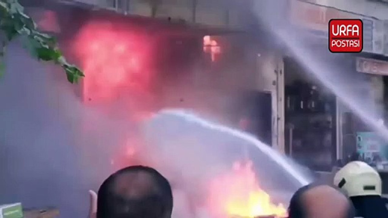 Şanlıurfa'da iş yerinde korkutan yangın