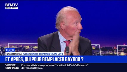 Crise politique: "Ce double quinquennat d'Emmanuel Macron restera marqué par deux surprises ratées", estime Brice Hortefeux, ancien ministre de l'Intérieur