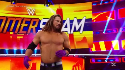 FULL MATCH AJ Styles vs. Samoa Joe   WWE Title Match SummerSlam 2018