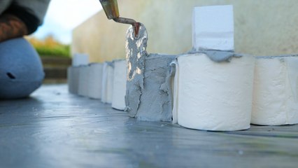 They built a shelter for a kitten so it wouldn't freeze over in the winter