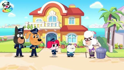 Don_t Go with Strangers_ Baby_ _ Police Cartoon _ Sheriff Labrador _ Kids Cartoon _ BabyBus(720P_HD)