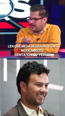 ¿EN QUÉ MESA DE DEPORTISTAS MEXICANOS SE SIENTA 'CHECO' PÉREZ?