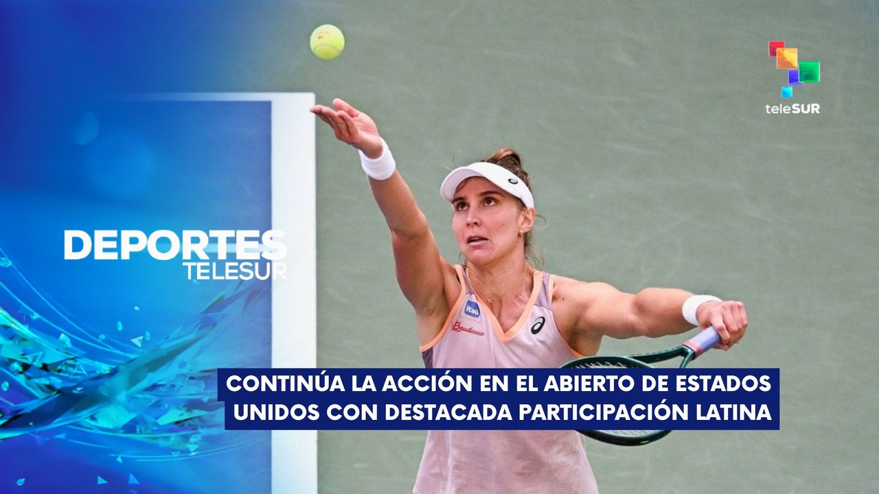 Continúa las acciones del Abierto de Estados Unidos DEPORTES TELESUR 27-08-2025