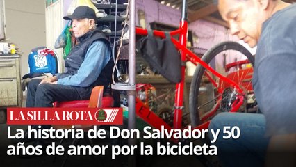 Don Salvador “El Niño”: medio siglo reparando bicicletas en Edomex