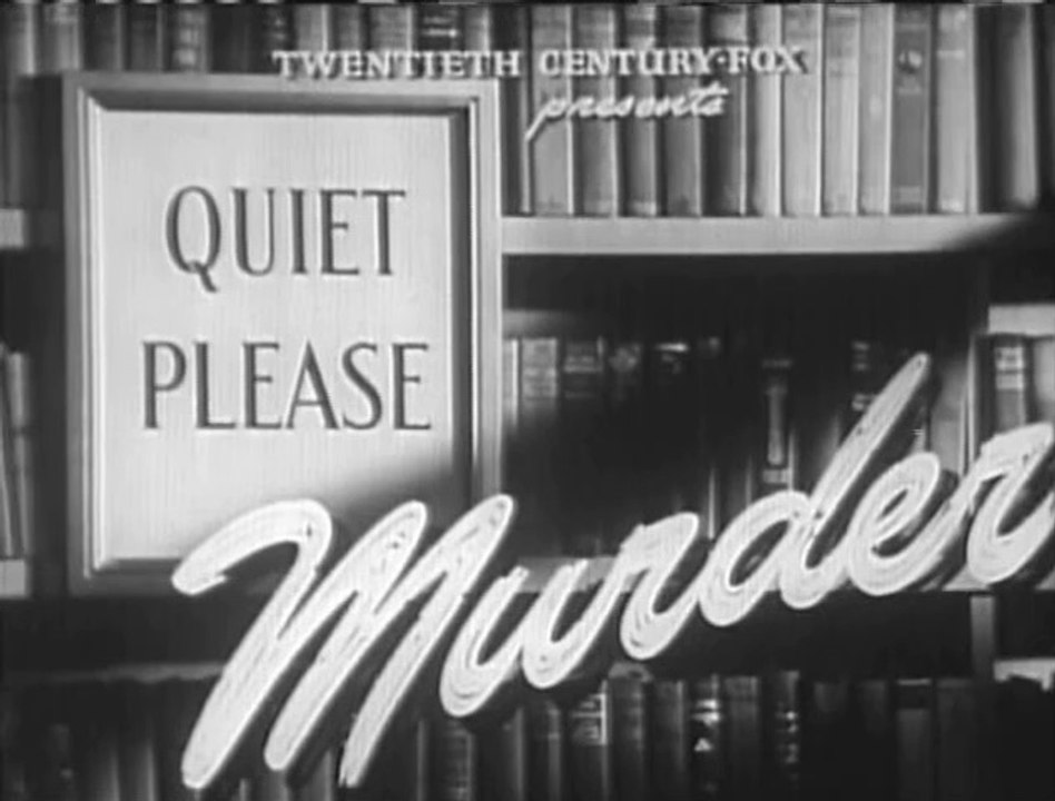 Quiet Please, Murder (1942) Full Movie | Crime, Thriller | George Sanders, Gail Patrick, Richard Denning