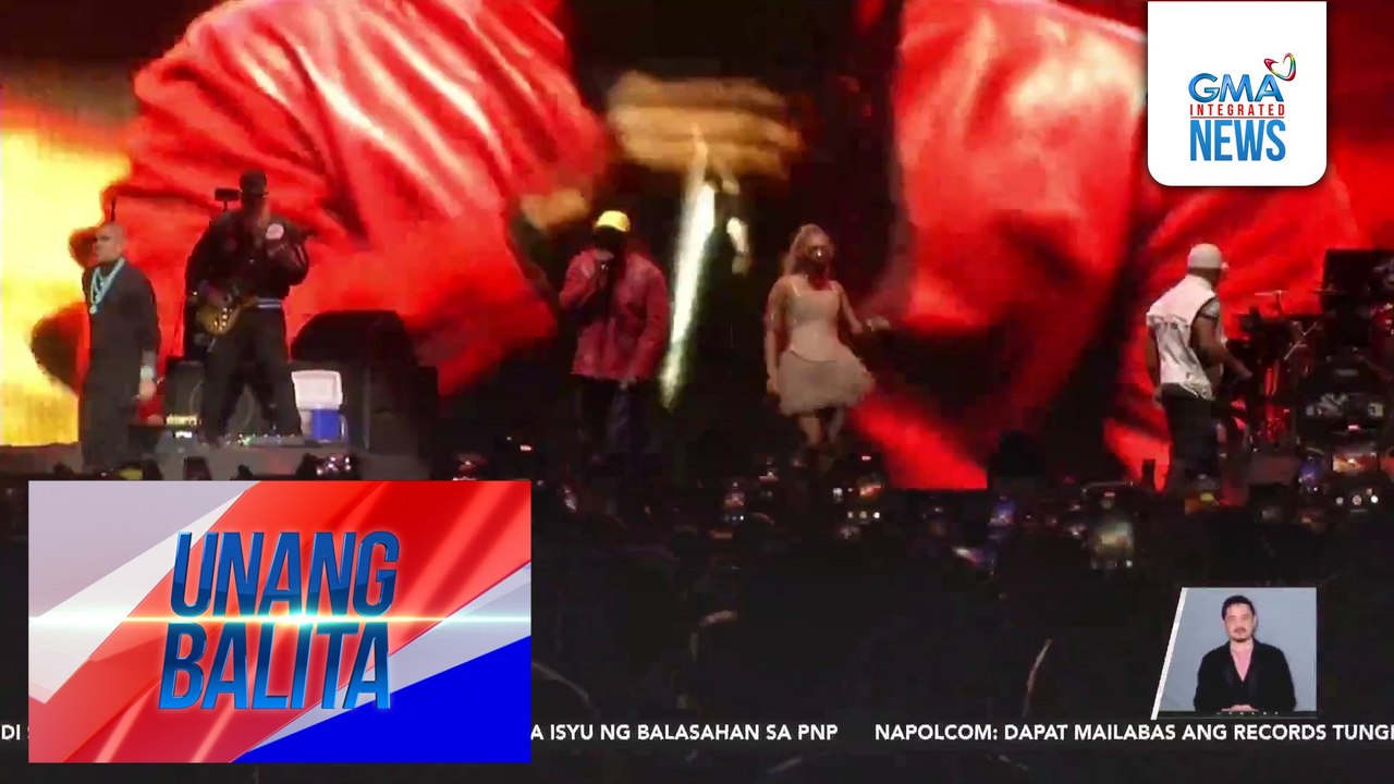 Concert ng Black Eyes Peas, dinagsa ng Pinoy fans | Unang Balita