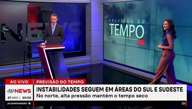 Chuvas atingem Sul e Sudeste; Norte tem tempo seco | Previsão do Tempo